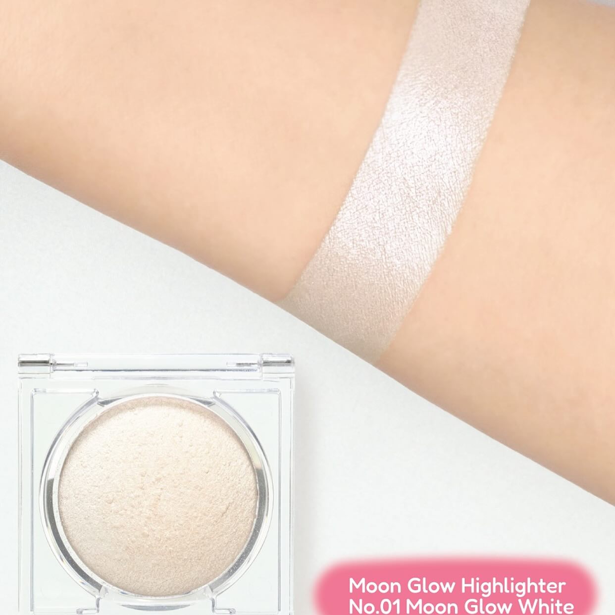 Phấn bắt sáng nhũ ngọc trai siêu mịn Canmake Moon Glow Highlighter 3,7g