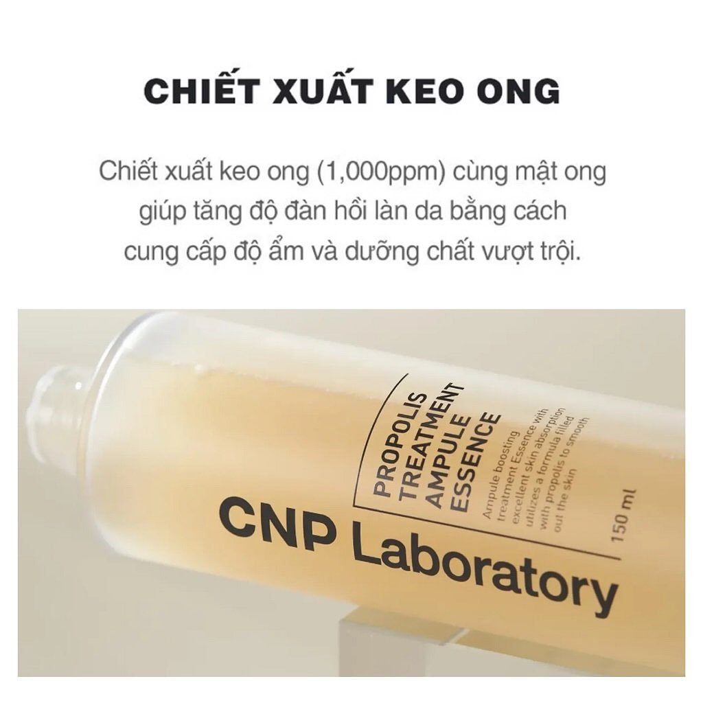 Nước Thần Keo Ong Cấp Ẩm, Phục Hồi Da CNP Propolis Treatment Ampoule Essence 150Ml