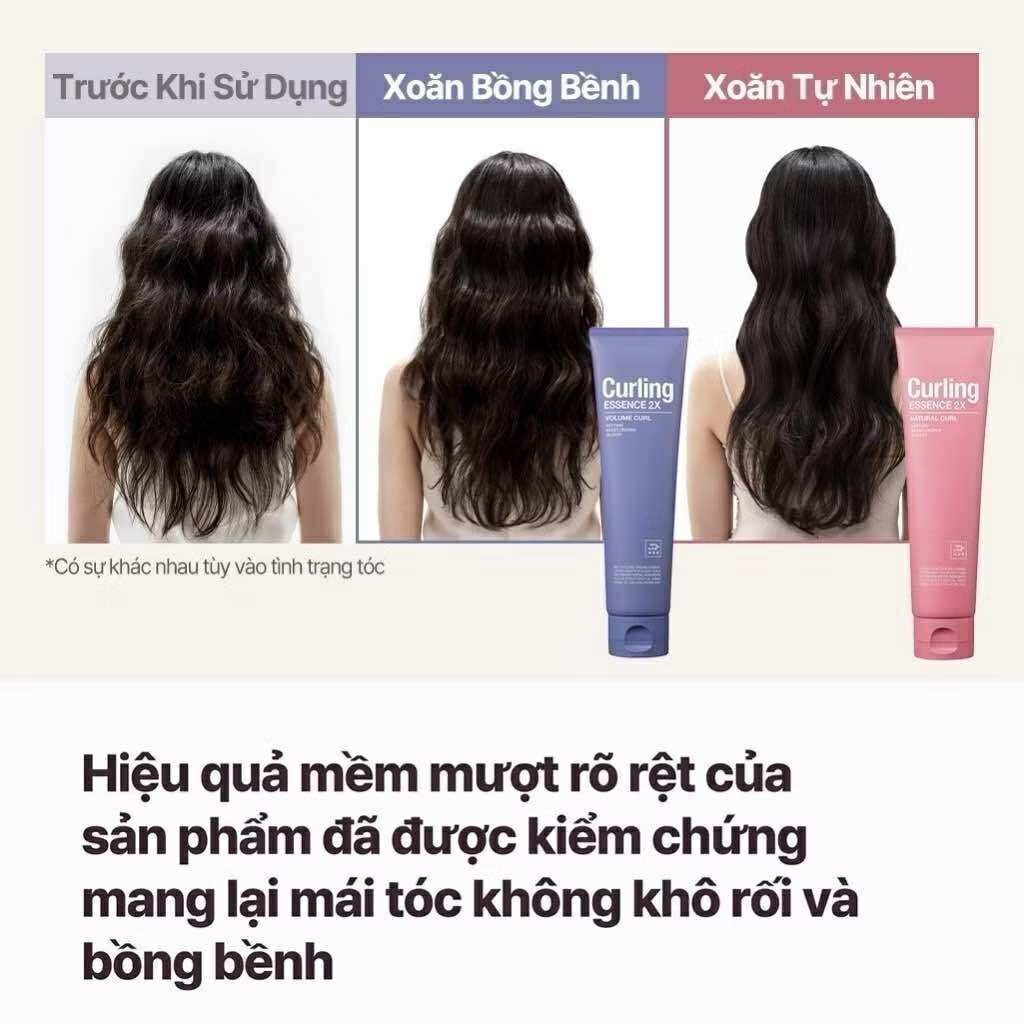Tinh Chất Dưỡng Tóc Và Tạo Kiểu Tóc Xoăn Tự Nhiên Mise En Scene Curling Essence 2X 150ml
