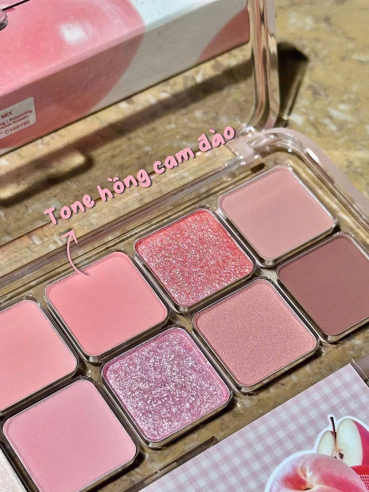 Bảng mắt Clio Pro Air Eye Palette - 09 Peach Mate Apple