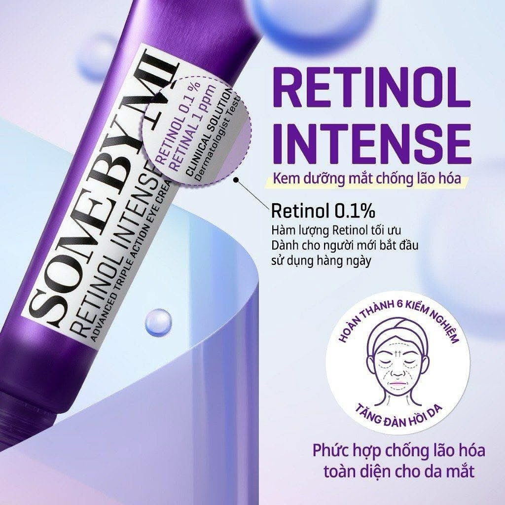 Kem Dưỡng Mắt  Some By Mi Retinol Intense Advanced Triple Action Eye Cream