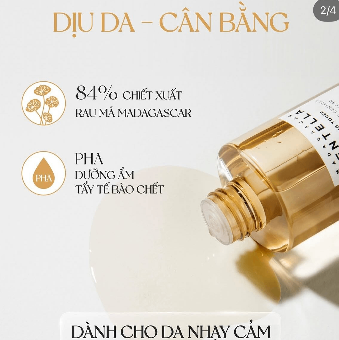 Skin1004 Nước hoa hồng Madagascar Centella Toning Toner 210ml