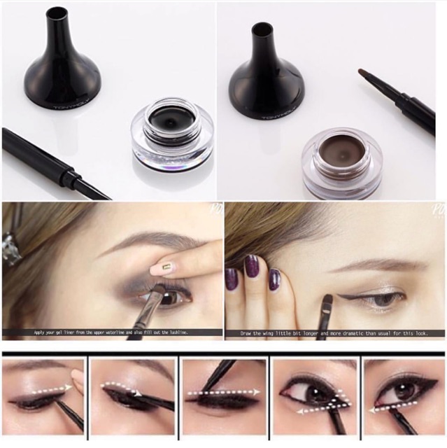 Gel kẻ mắt tonymoly backstage gel eyeliner