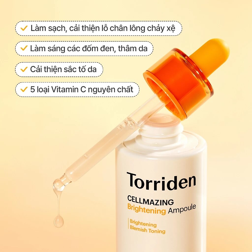 Tinh Chất Dưỡng Sáng Torriden Cellmazing Brightening Ampoule 30ml