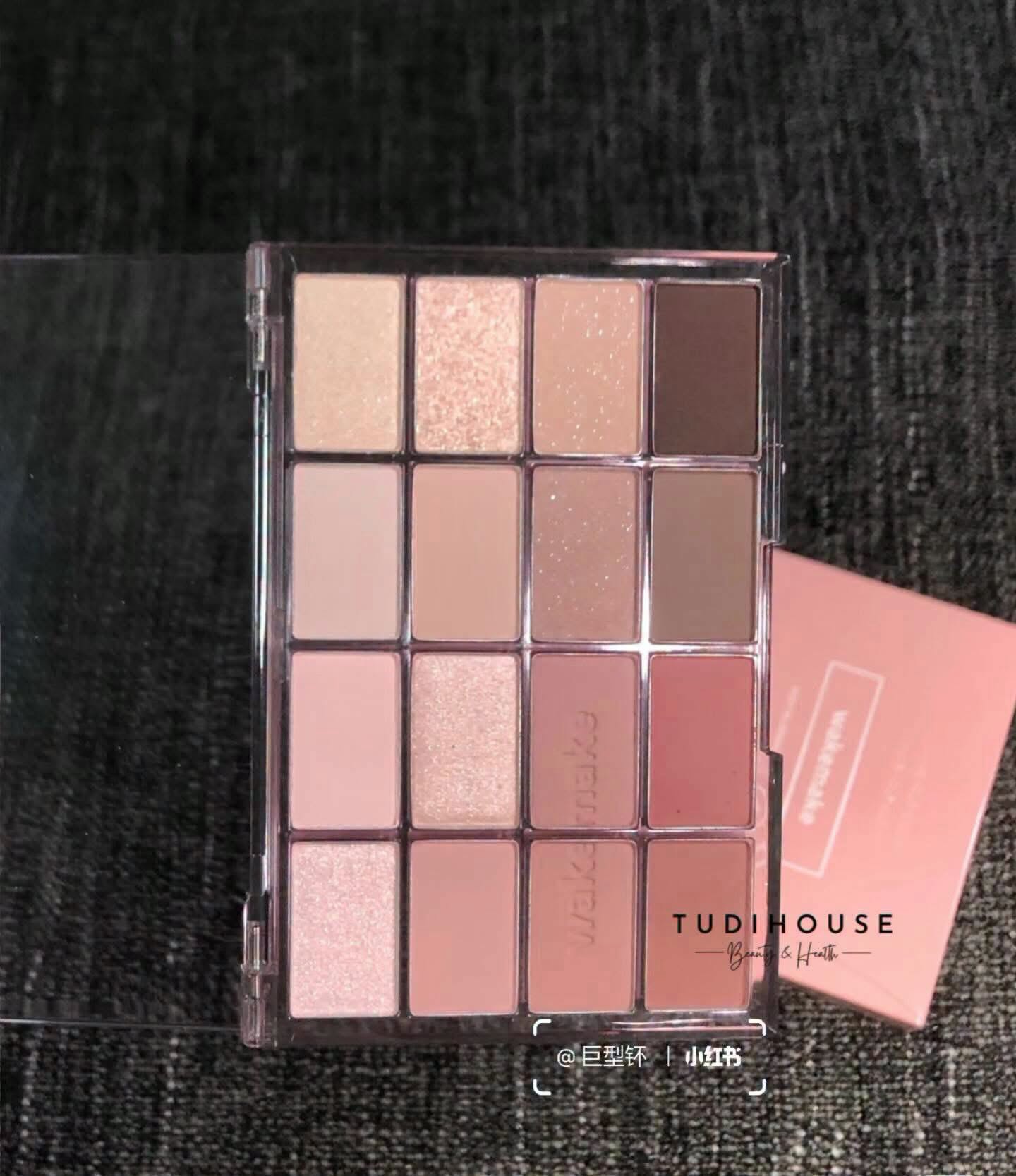 Bảng mắt Wakewmake Soft Blurring Eye Palette - 26 Mute Rose