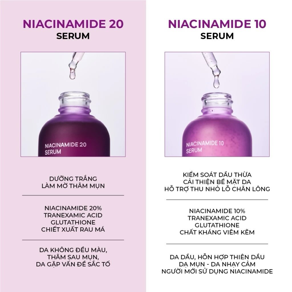 Tinh Chất Hỗ Trợ Kiềm Dầu, Thu Nhỏ Lỗ Chân Lông, Dưỡng Sáng Jumiso Niacinamide 40ml