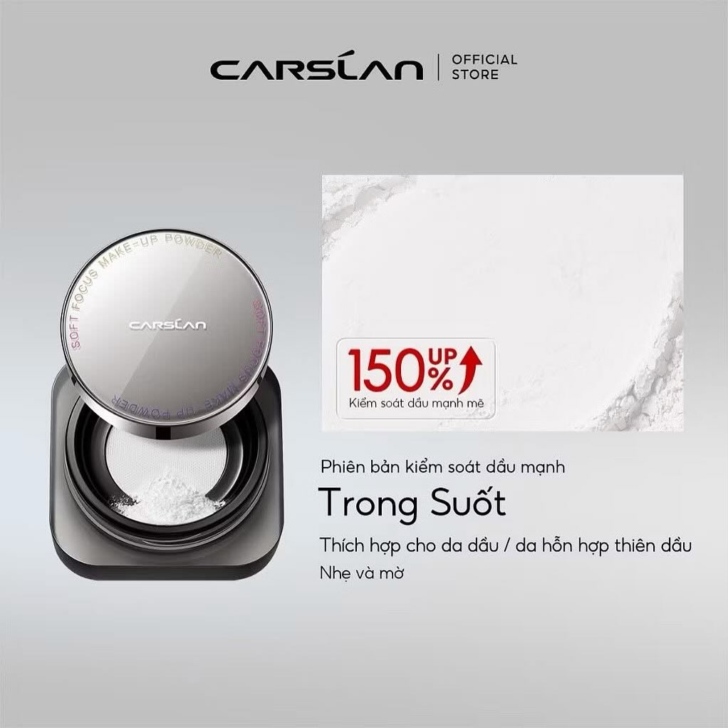 [ TẶNG SON MINI] Phấn Phủ Carslan Soft Focus Loose Powder Dạng Bột