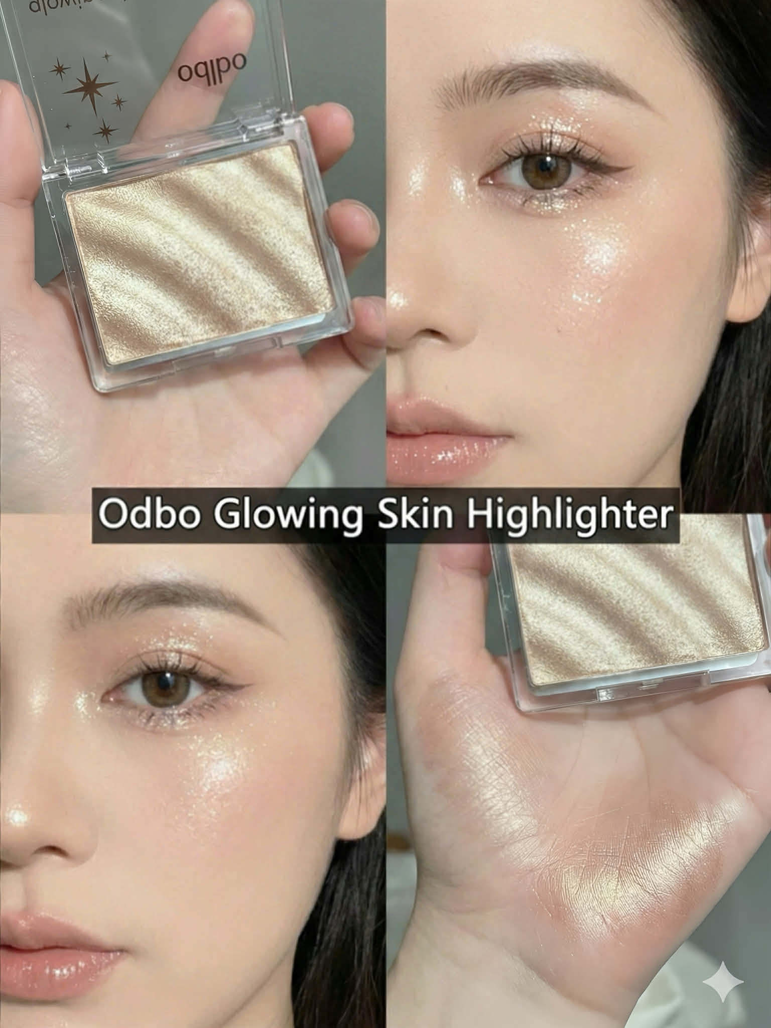Phấn bắt sáng Odbo Glowing Skin Highlighter