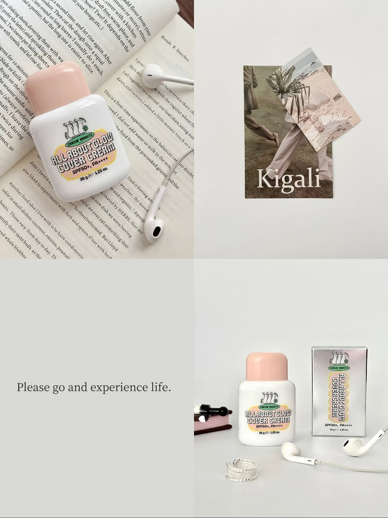 CHASIN’ RABBITS ALL ABOUT GLOW COVER CREAM SPF50+ PA++++