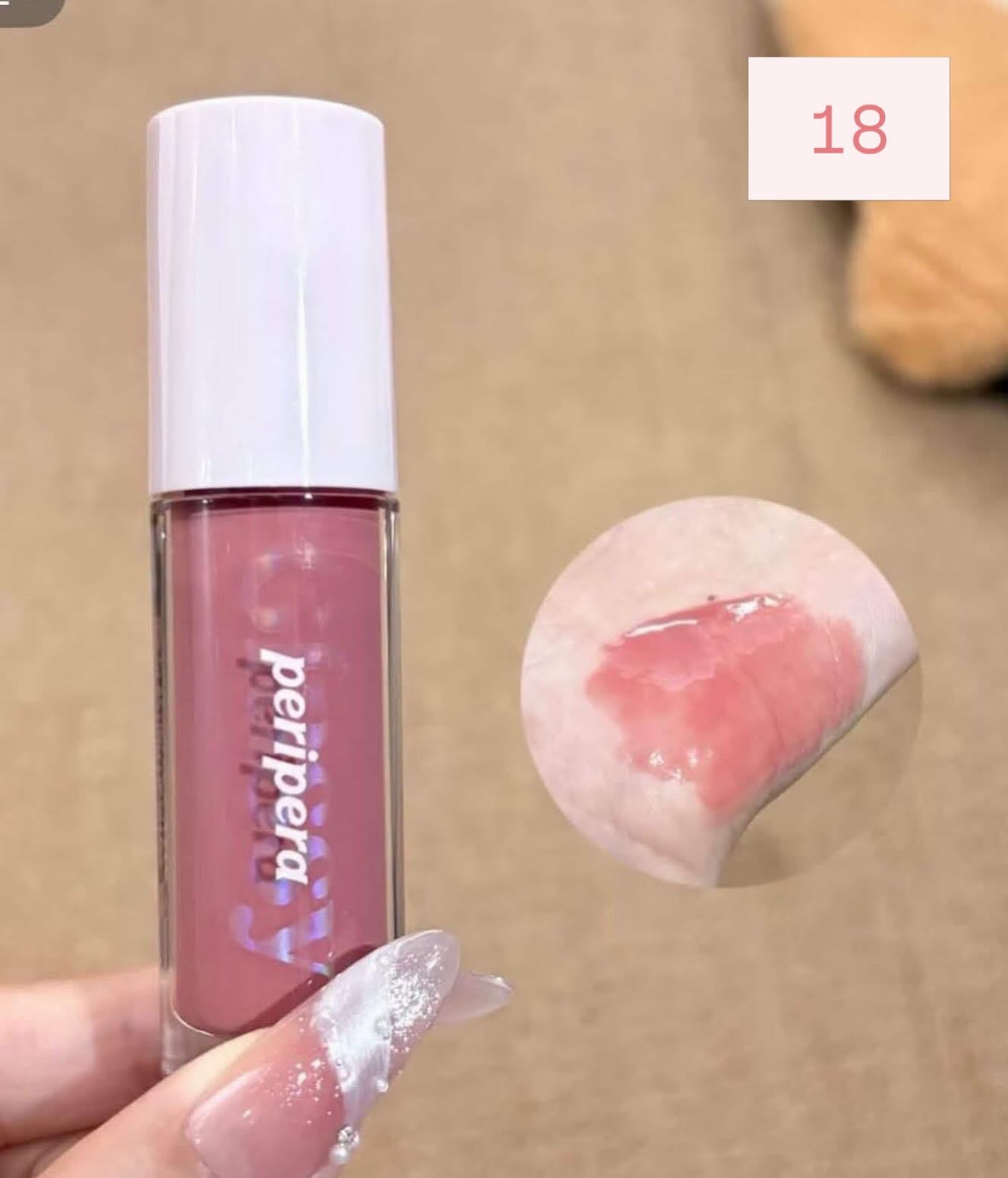 Son bóng Peripera Glasting Gloss - MÀU 18