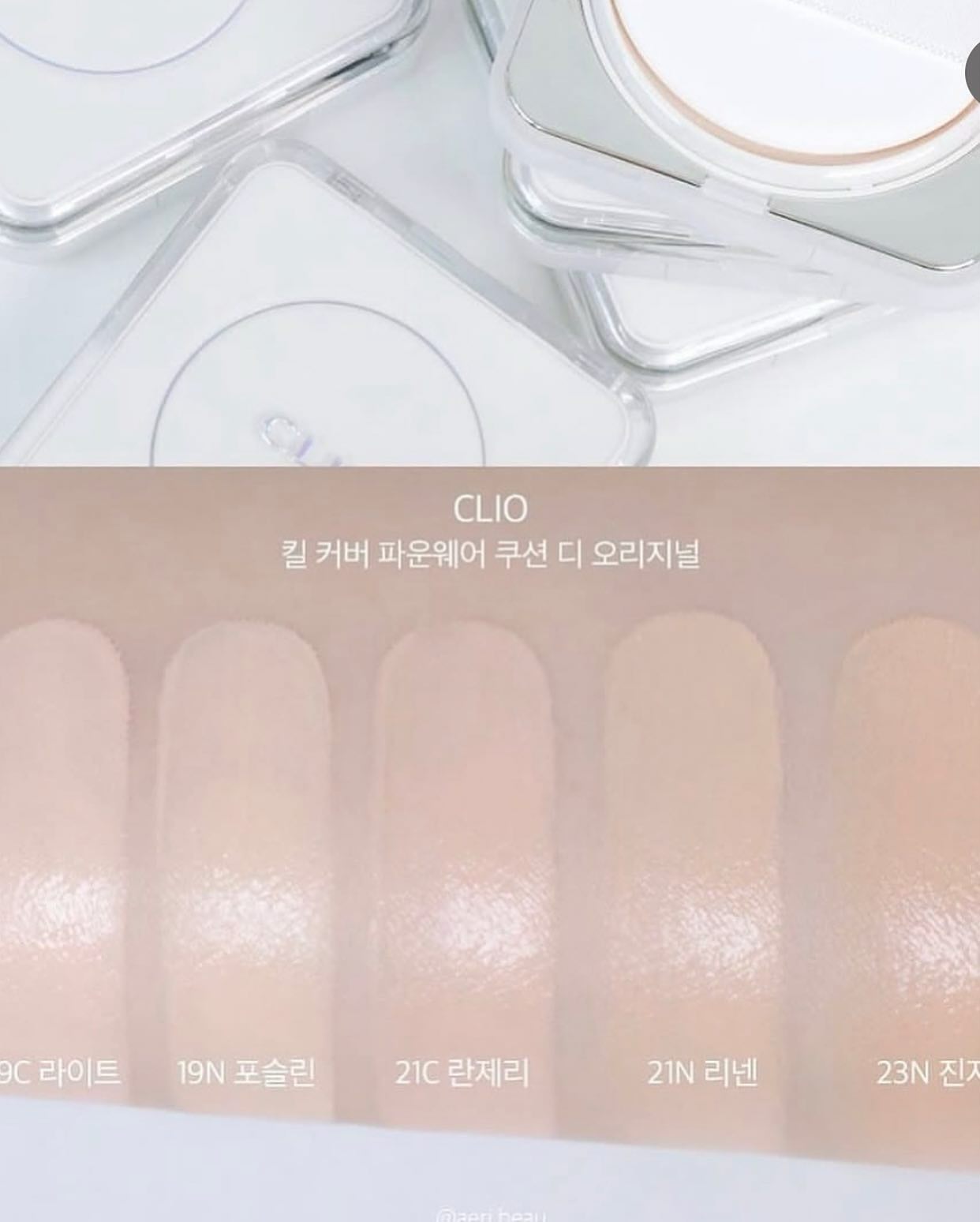 NEW VERSION 2025 -  Set Phấn Nước Clio Kill Cover Founwear Cushion The Original ( hộp 15g + refill 15g)