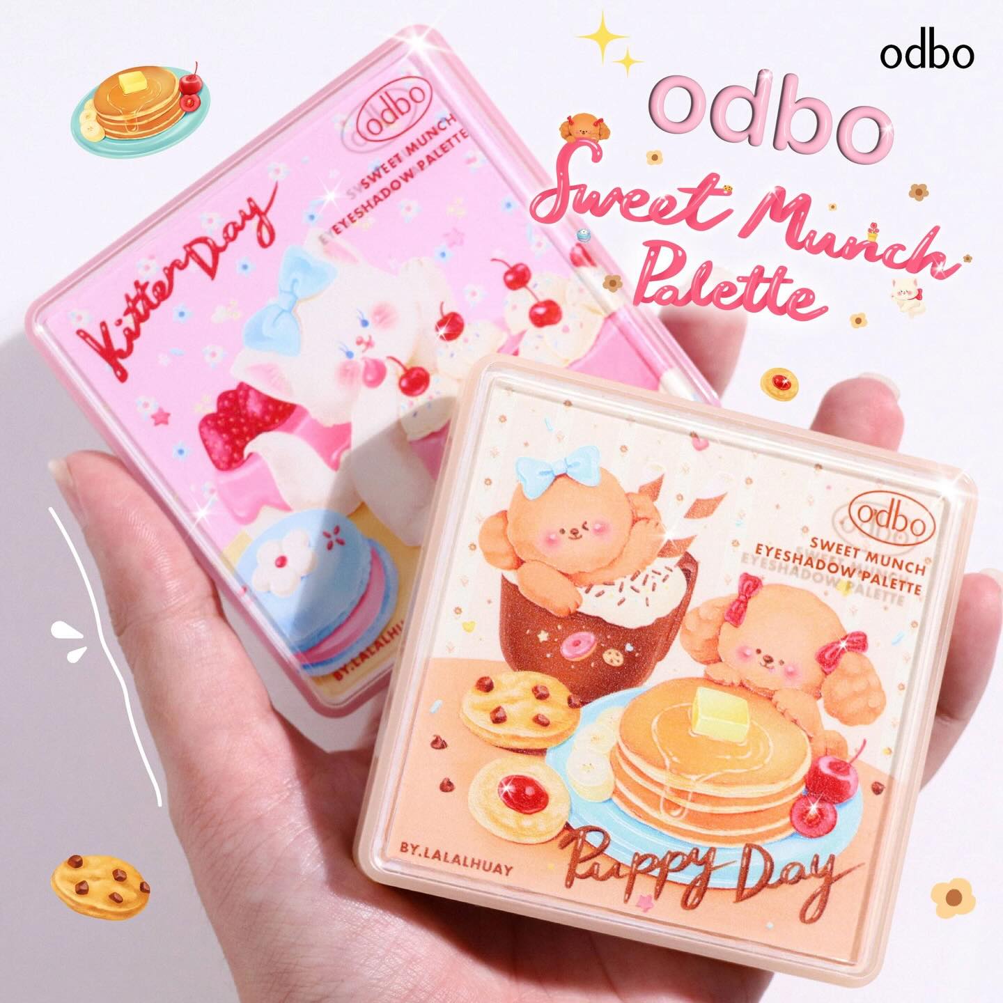 Bảng Phấn Mắt 9 Ô Odbo Kitten Day & Puppy Day Eyeshadow Palette