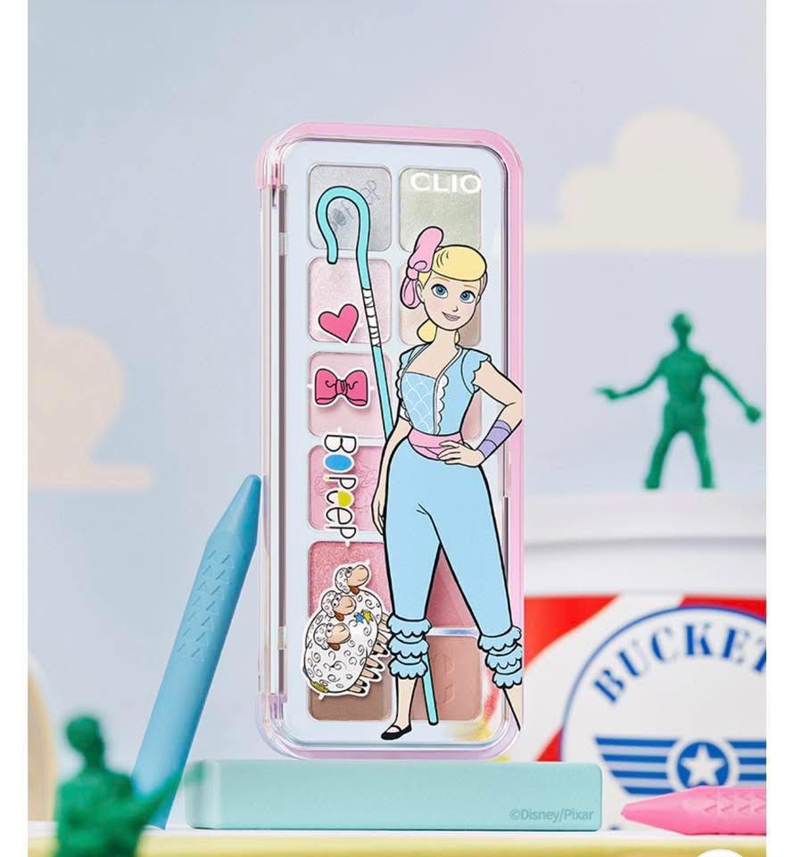 Set phấn mắt Clio Pro Air Palette x Toy Story - Màu 19 INDEPENDENT BO PEEP