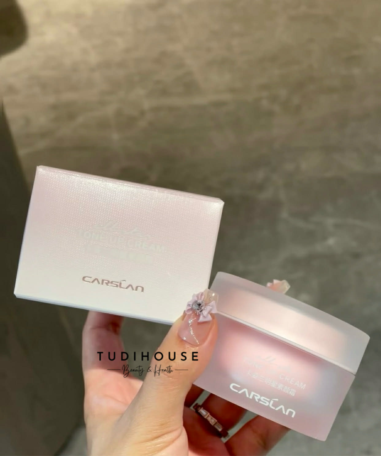 Kem nâng tone Carslan All Stars Tone Up 50g - MÀU HỒNG CẤP ẨM
