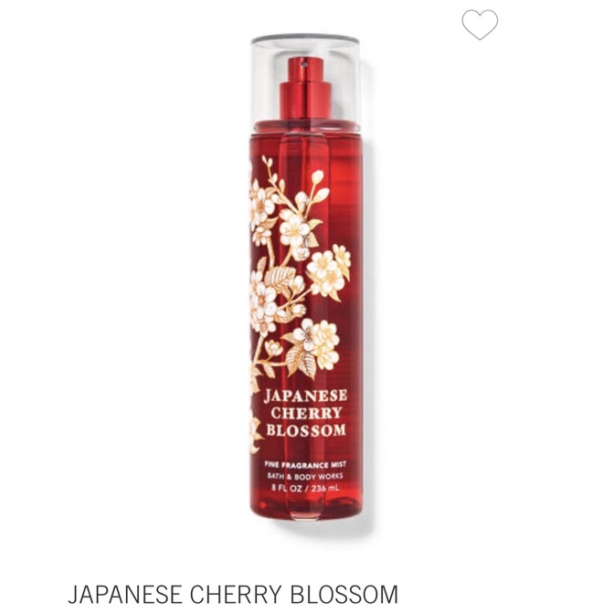 Xịt thơm Bath & Body works body mist - Japanese Cherry Blossom
