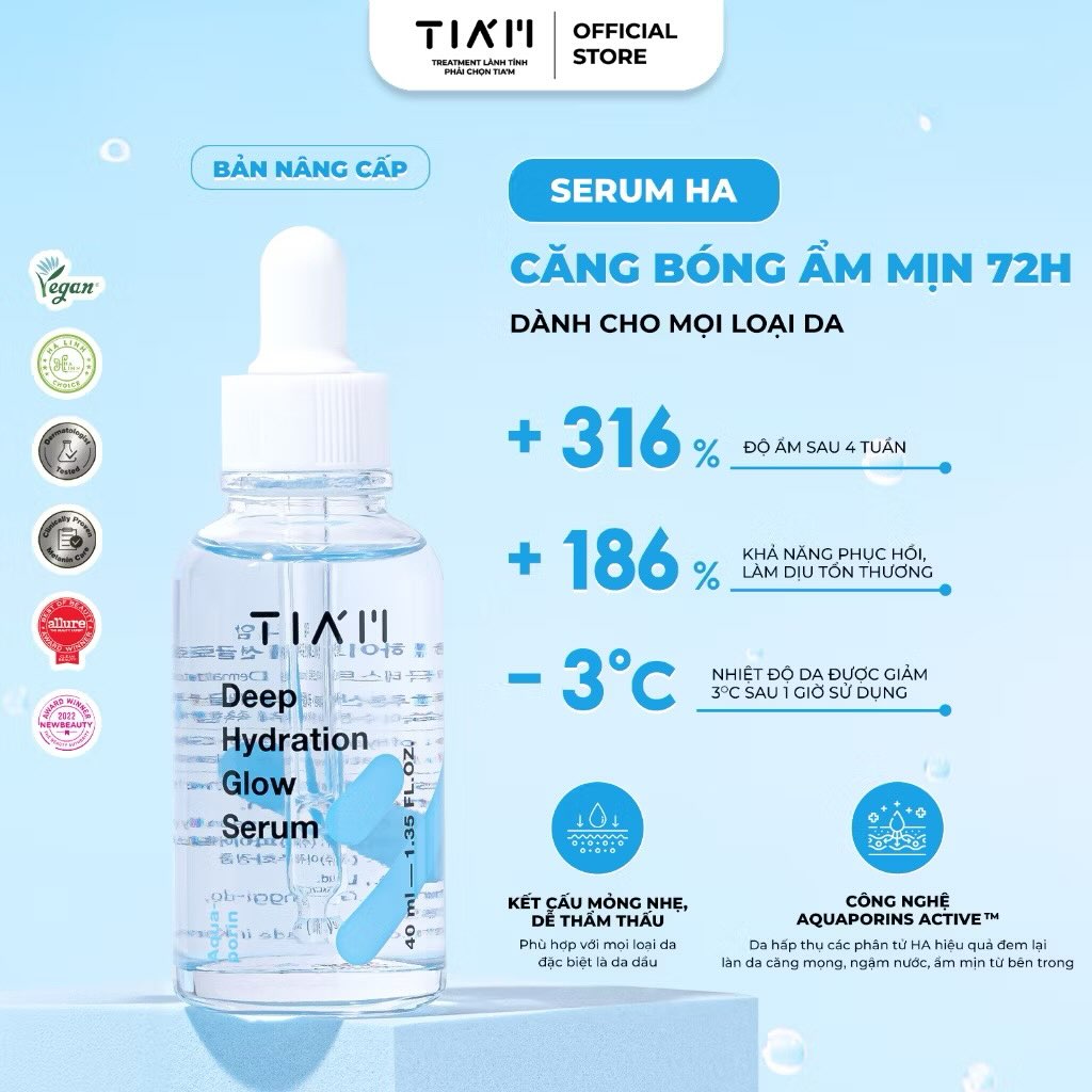 Serum Tiam Deep Hyaluronic Glow Revive Serum 40ml