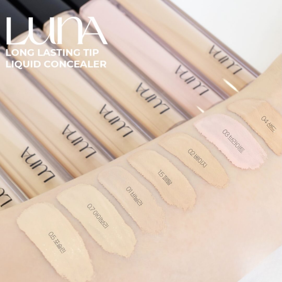 che khuyết điểm luna Longlasting tip concealer cover