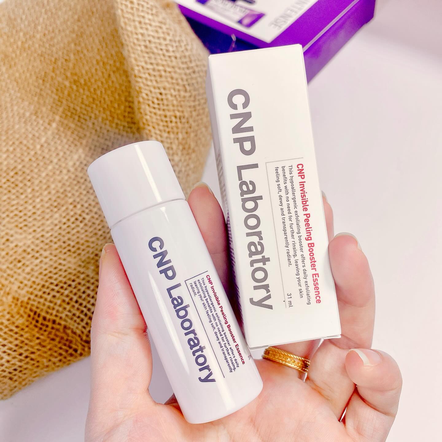 [ MINISIZE 31ML ] Tẩy Tế Bào Chết CNP Invisible Peeling Booster Essence 31mL