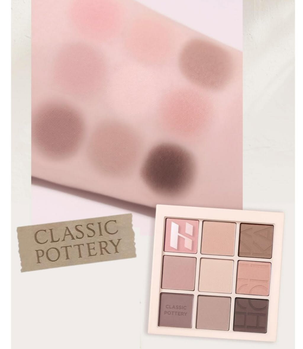 Bảng mắt Holika My Fave Mood Eye Palette - 14 Classic Pottery