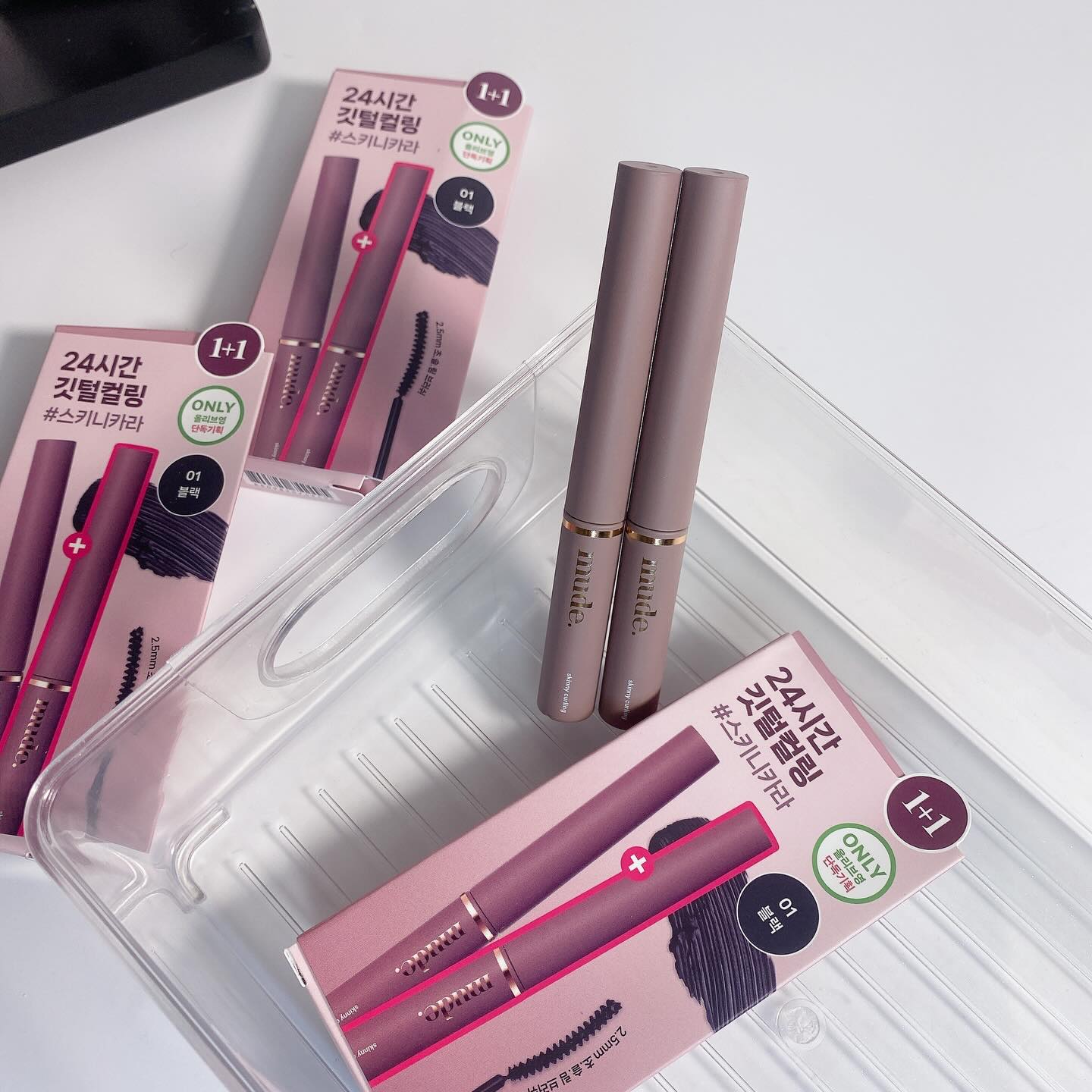 [ tách set ] Chuốt Mi Dài, Cong Mi Mude Inspire Curling Mascara 8ml