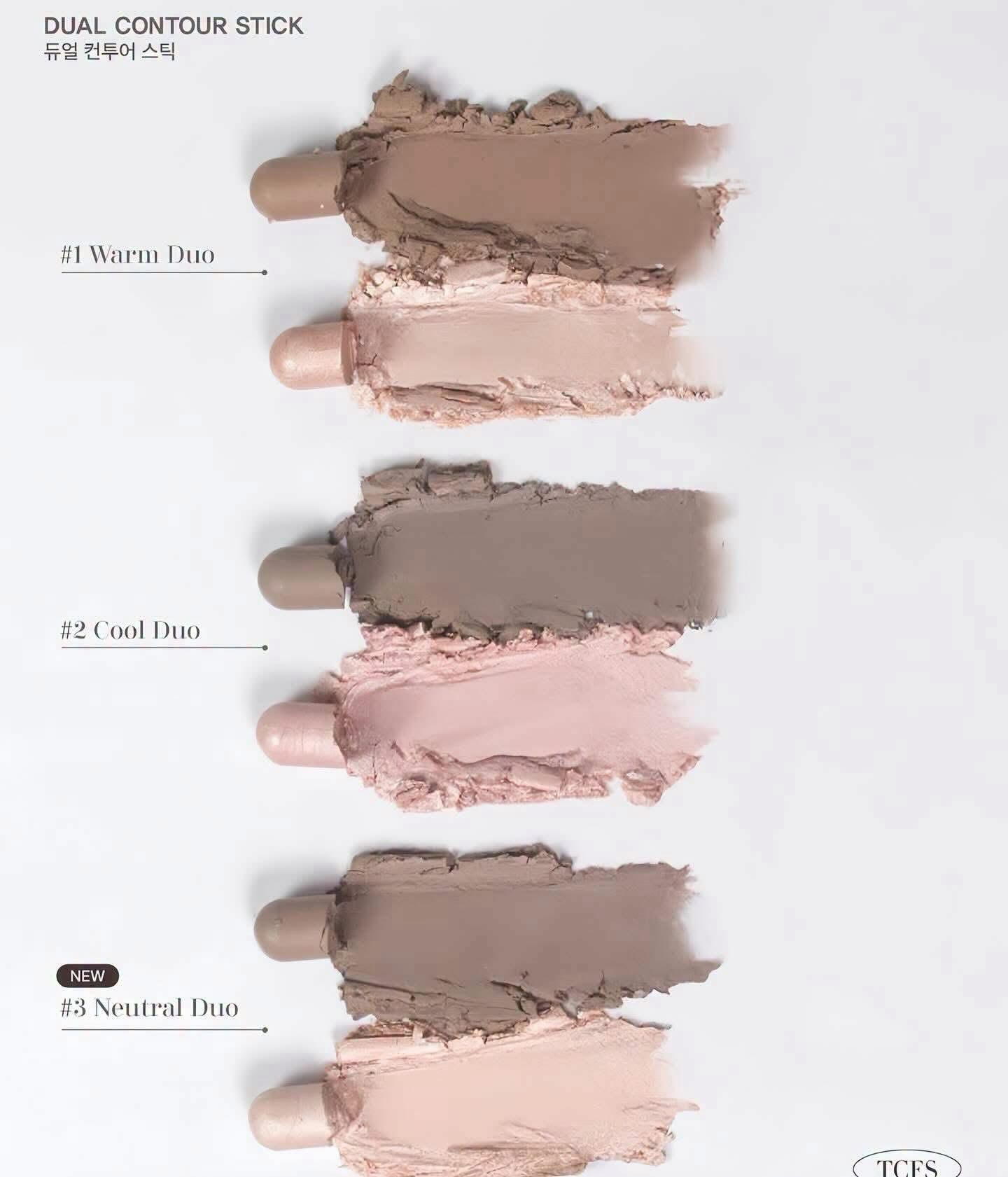 Tạo Khối + Highlight Dạng Kem Too Cool For School Dual Contour Stick