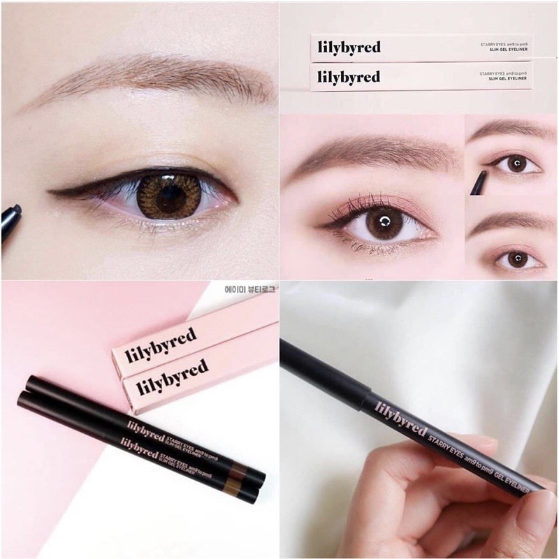 Chì kẻ mắt Lilybyred Starry Eyes Slim Gel Liner