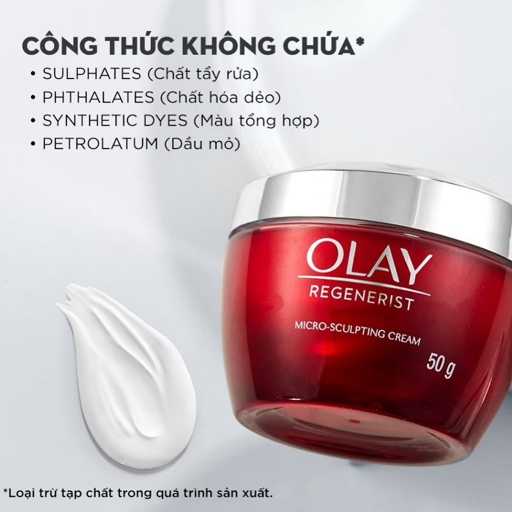 Kem Dưỡng Ẩm Ban Đêm Ngừa Lão Hóa Da Olay Regenerist Micro-Sculpting Cream Night 50g