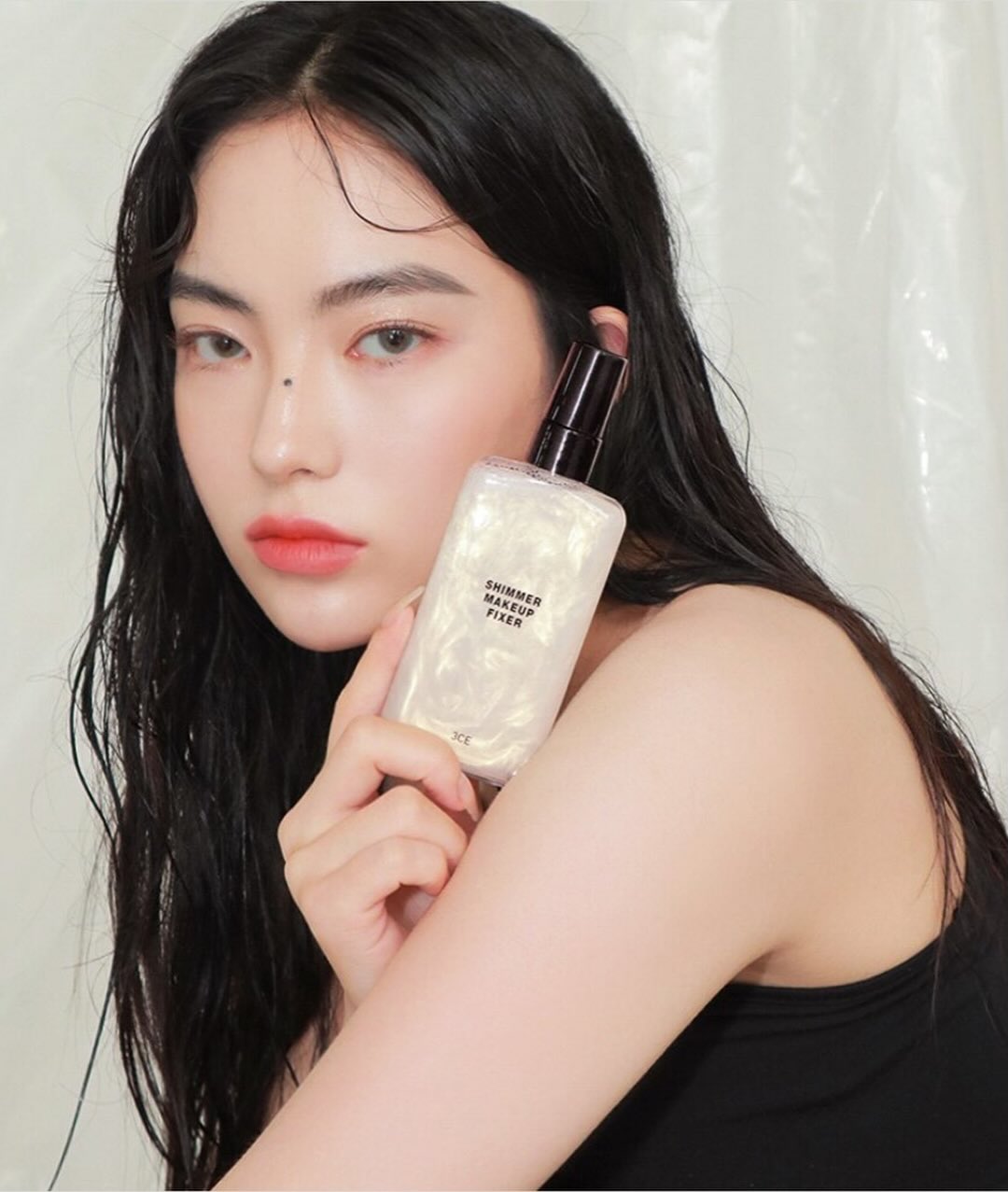 Xịt Nhũ Cố Định Trang Điểm 3CE Shimmer Makeup Fixer 95ml