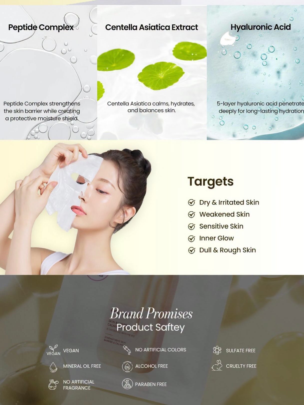 Mặt nạ Ongredients Skin Barrier Calming Mask