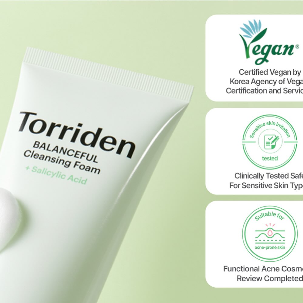 Sữa rửa mặt Torriden Balanceful Cleansing Foam 150ml