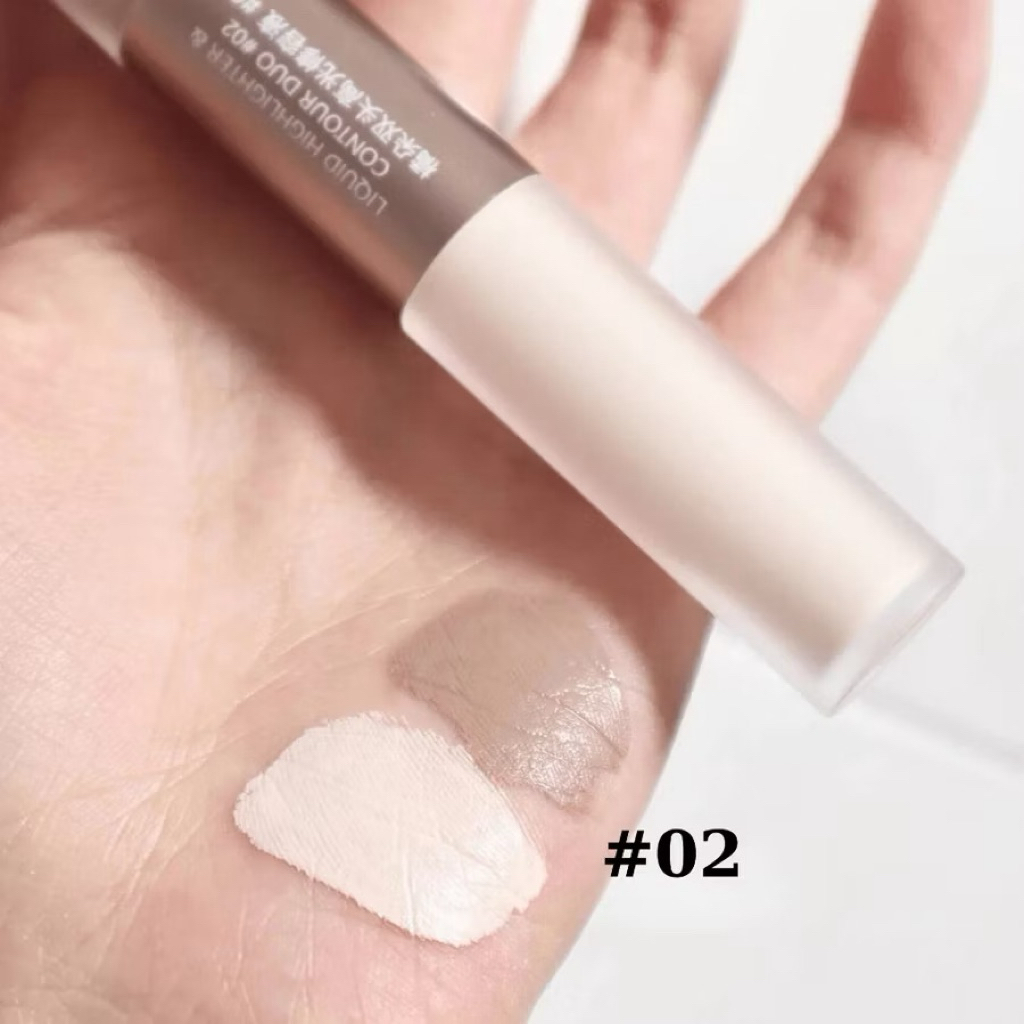 Kem Tạo Khối & Bắt Sáng 2 Đầu Judydoll Liquid Highlighter & Contour Duo