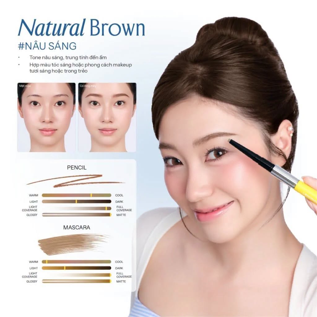 Lemonade Dual Eyebrow – Chì Kẻ Mày 2 ĐầU