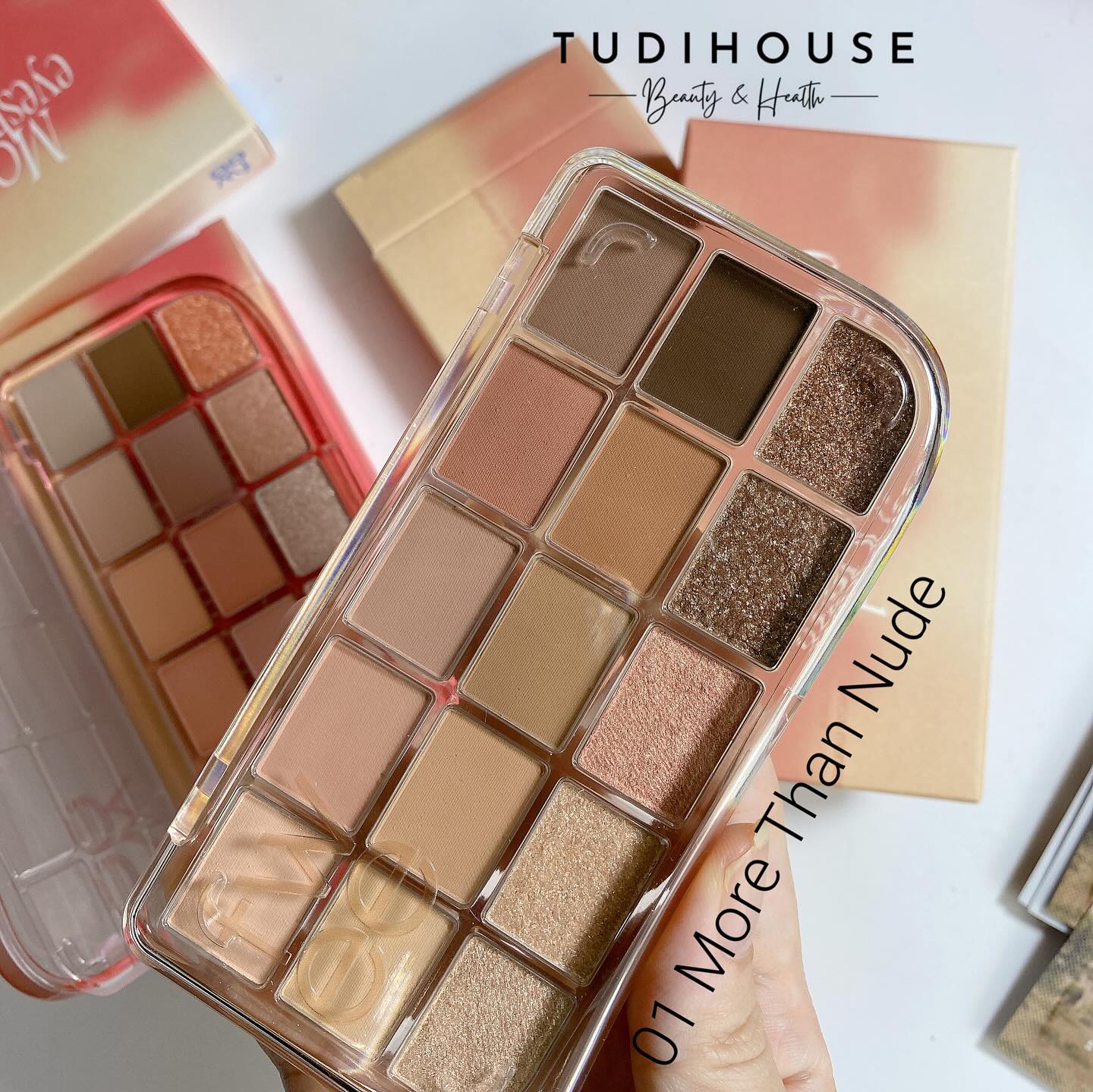 Bảng phấn mắt Fwee Mood More Than Palette - 01 More Than Nude