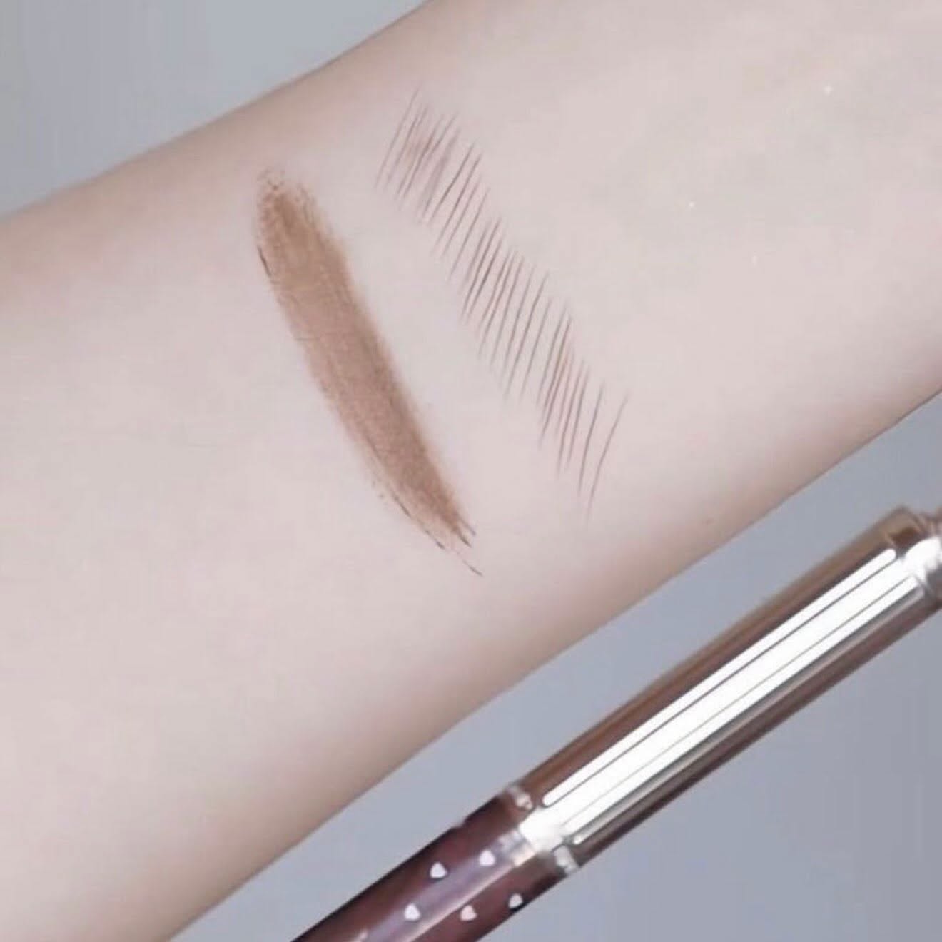 Chì kẻ  & mascara chân mày Flower Knows The Sweetie Bear Dual-Ended Brow Gel & Pencil - màu 01 Taupe Brown