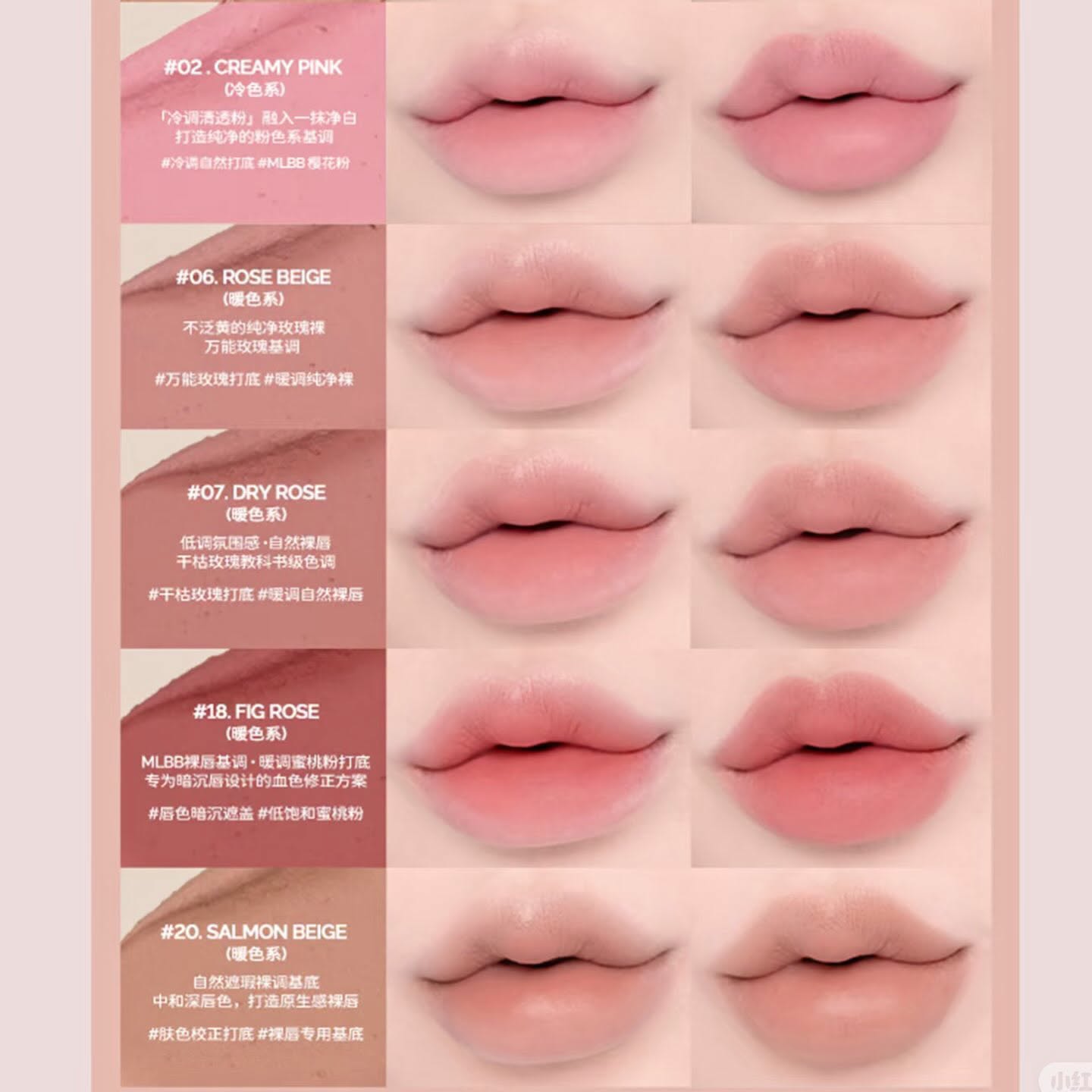 Kẻ viền môi Heart Percent Dote On Mood Lip Pencil - MÀU 20 Salmon Beige