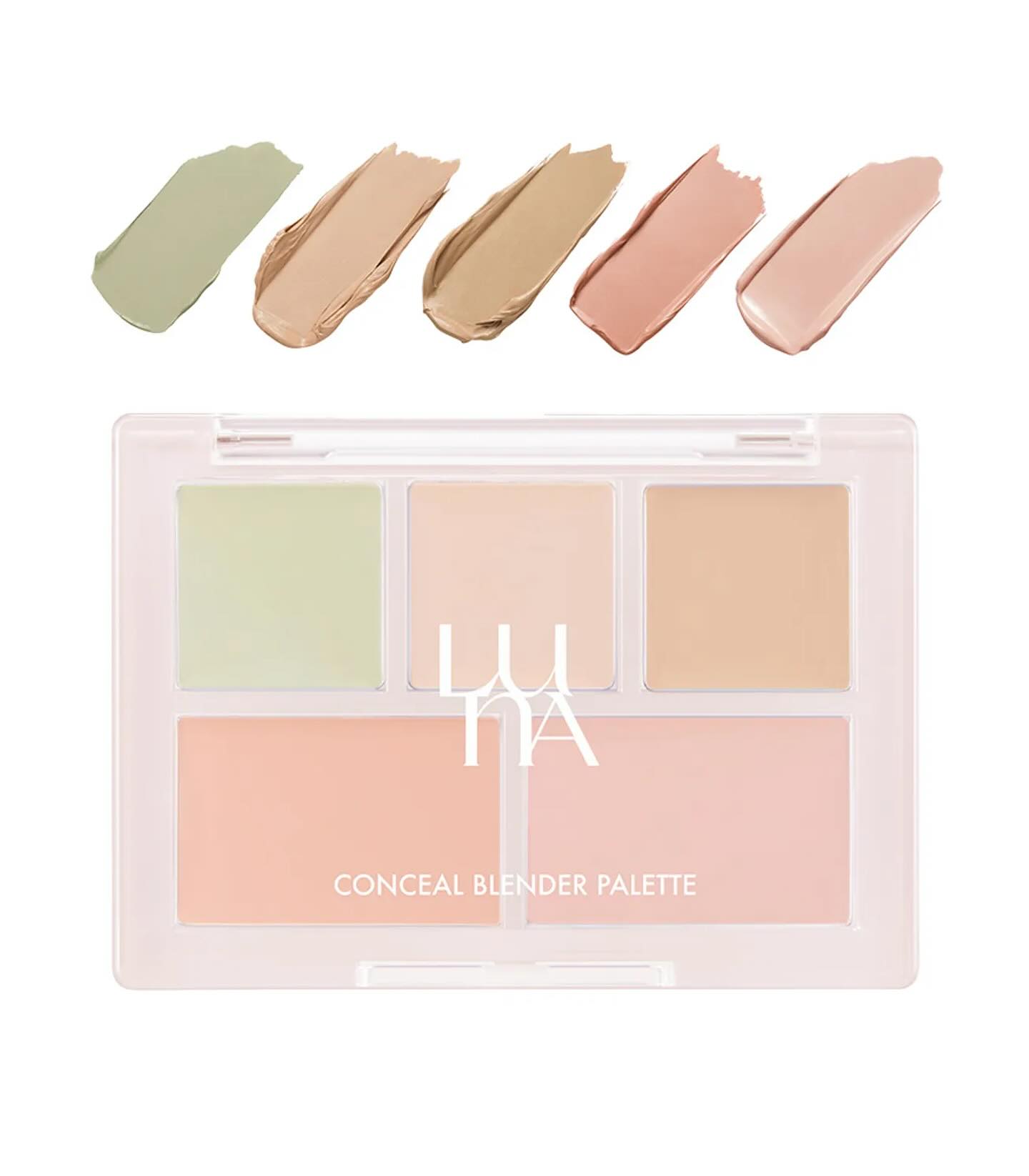 Bang che khuyết điểm Luna Concealer Palette - MÀU 01 Clear Cover