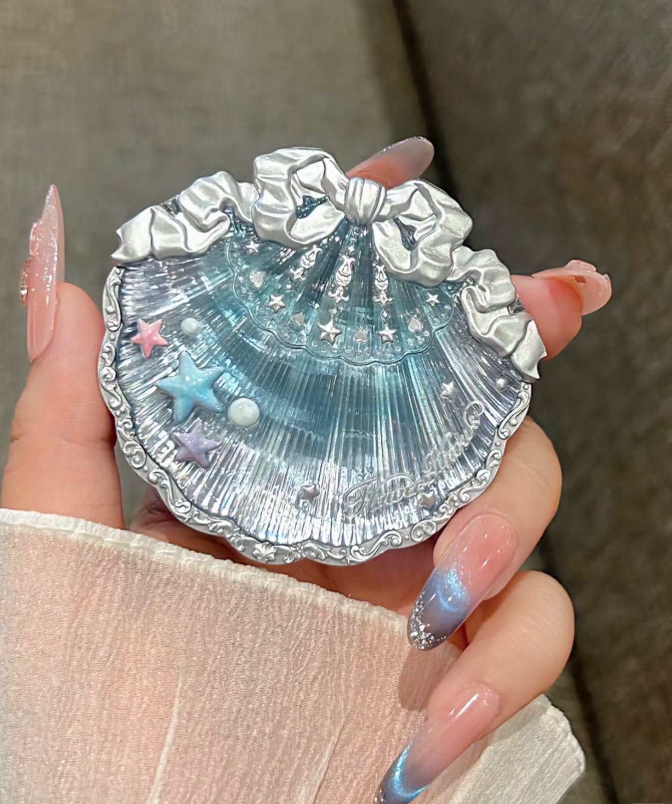 Má hồng Flower Knows Shell's Jewel Silk Satin Blush - 03 Coral Seashell