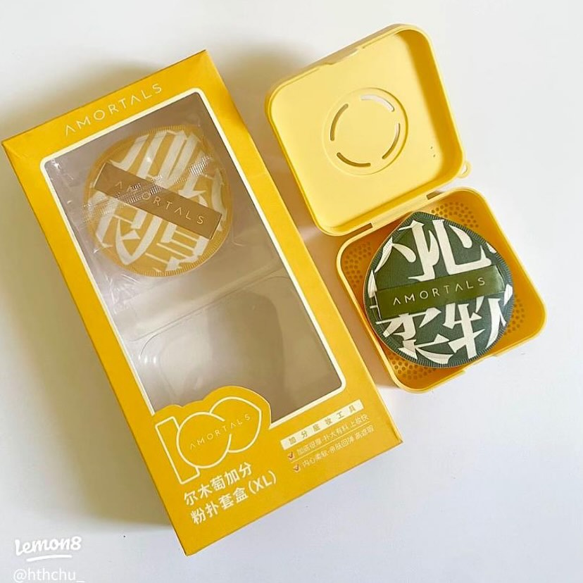 Set 2 bông mút Amortals ( size XL) + hộp đựng