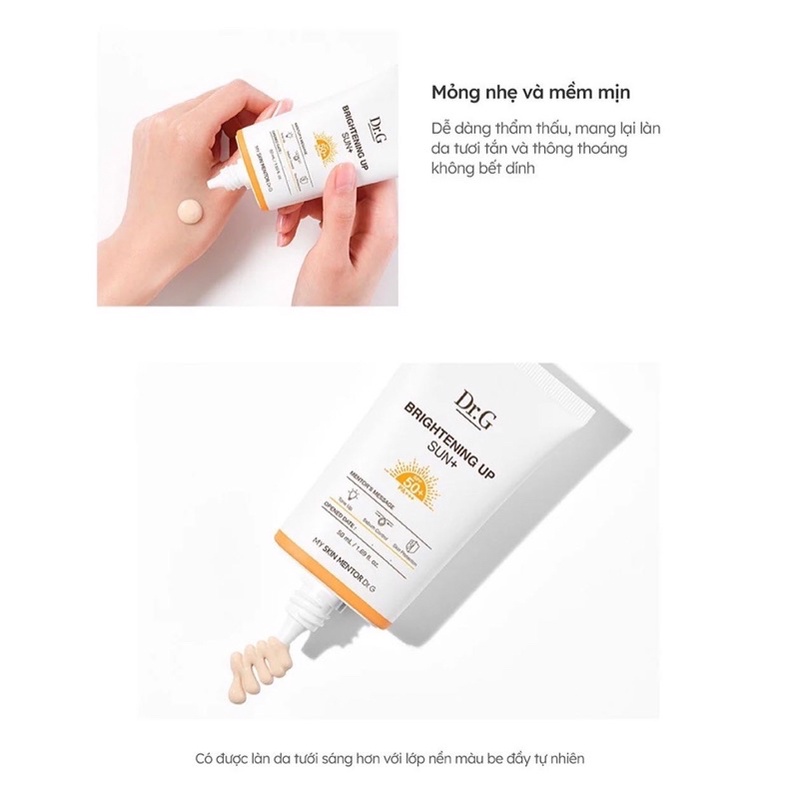 kem chống nắng Dr.G Brightening Up Sun+ SPF50+ PA+++