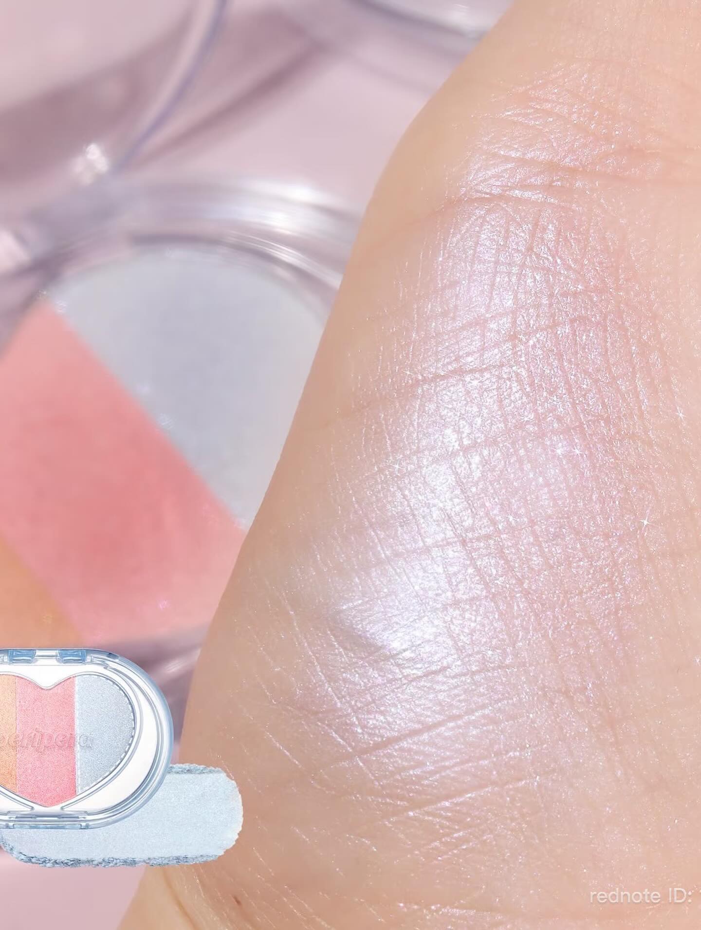 Phấn Bắt Sáng Peripera Heart Pocket Beam #01 Candy Topping