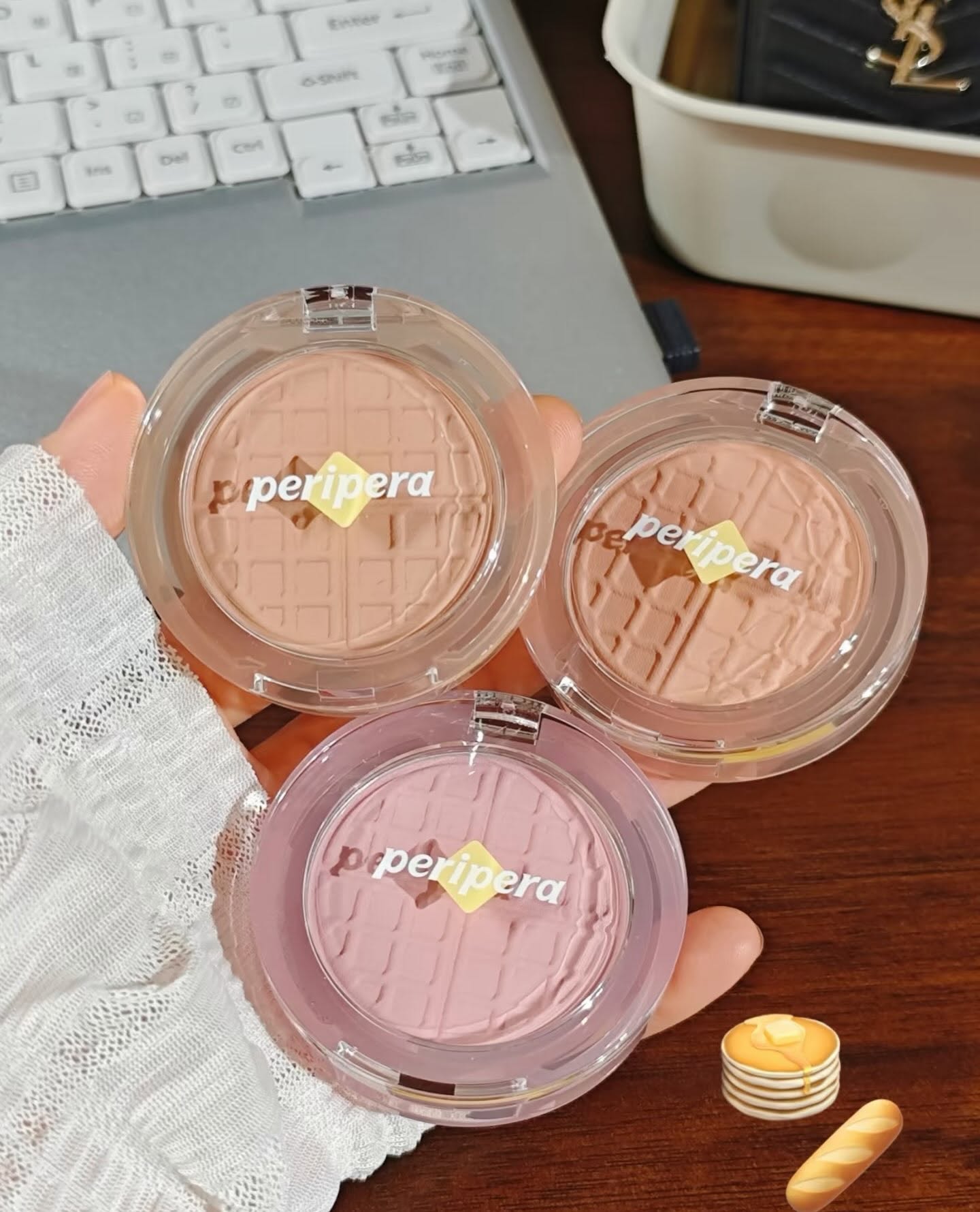 Má hồng phấn Peripera Pure Blushed Sunshine Cheek - 38 Extra Taro