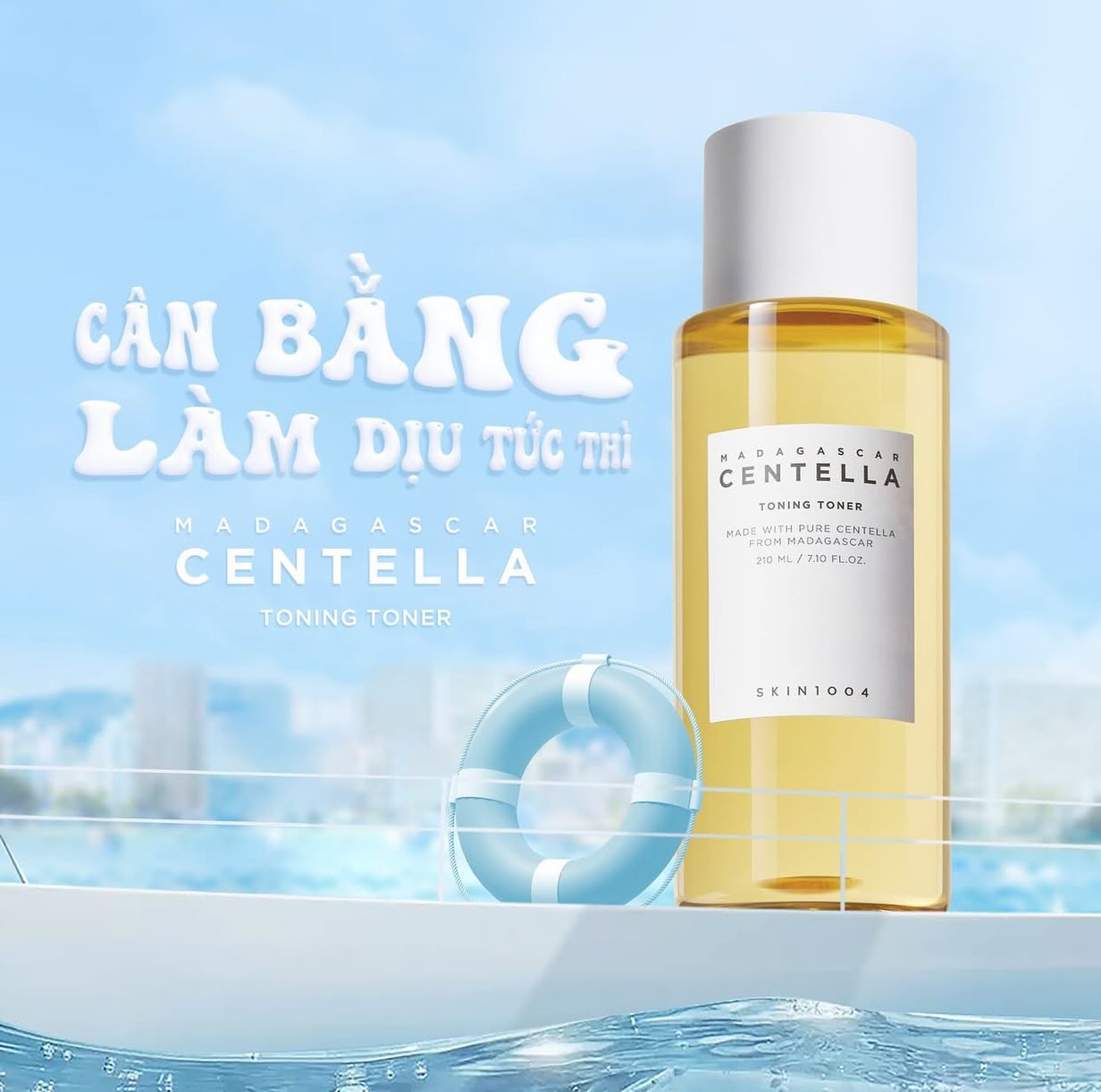 Skin1004 Nước hoa hồng Madagascar Centella Toning Toner 210ml