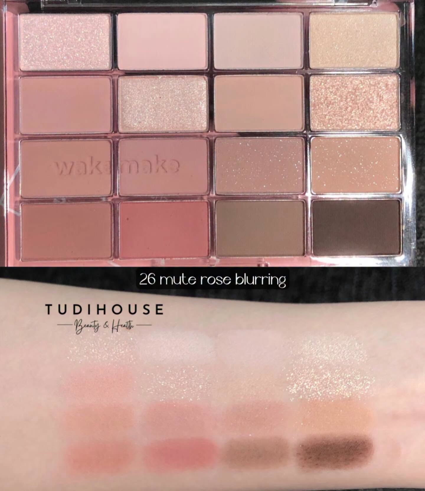 Bảng mắt Wakwmake Soft Blurring Eye Palette - 26 Mute Rose