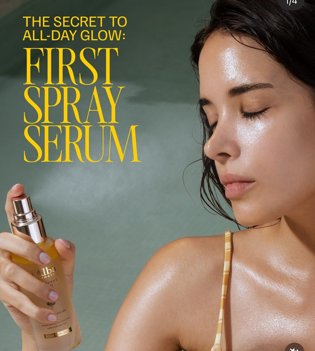 Xịt Tinh Chất Dưỡng Da d’Alba White Truffle First Spray Serum 100ml