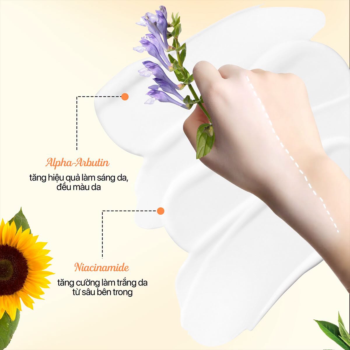 Kem dưỡng  Five Grains trắng da Niacinamide, Alpha-Arbutin nâng tone ban ngày 200ML