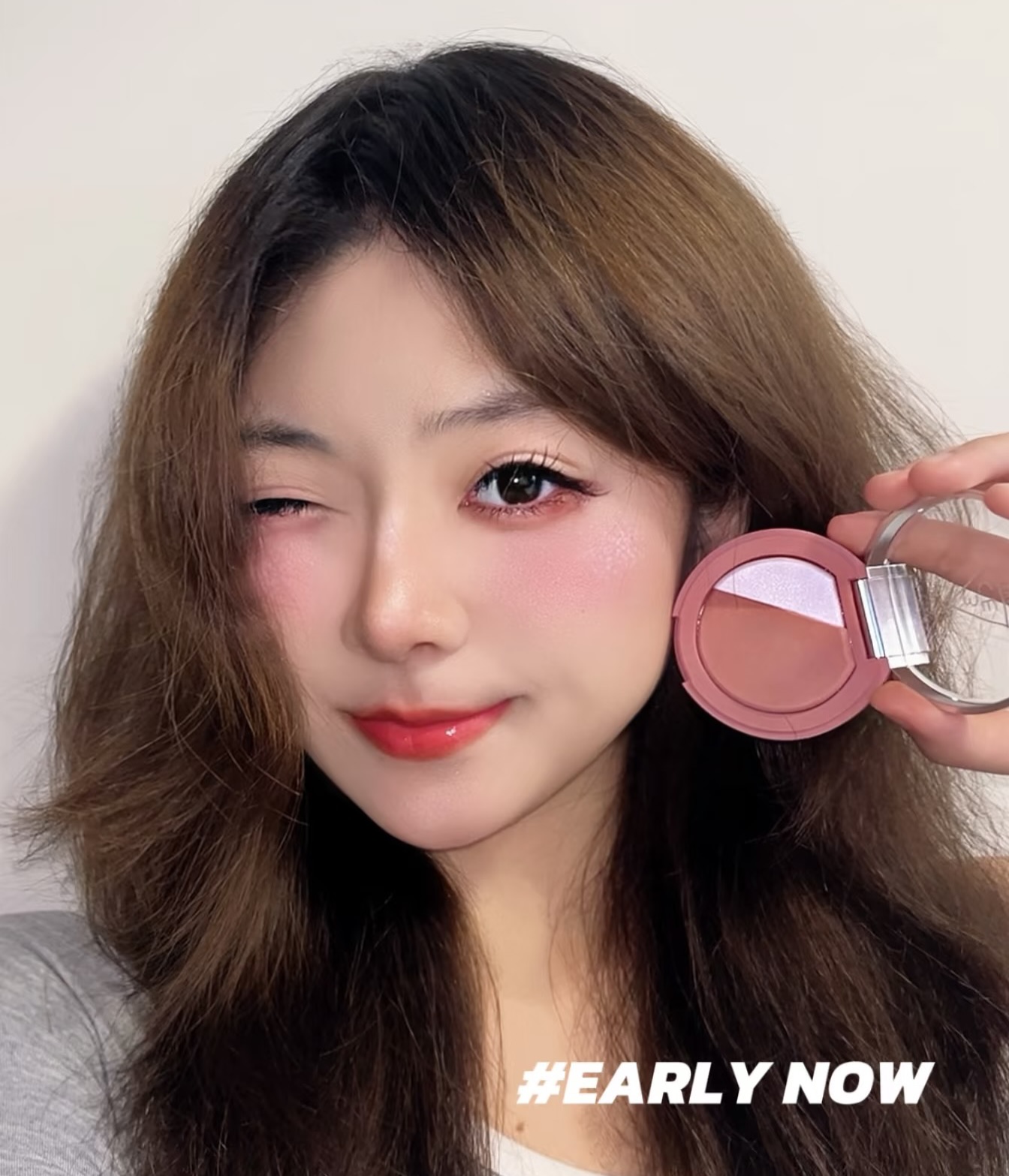Phấn má hồng & highlight 3CE Blushlighter - EARLY NOW