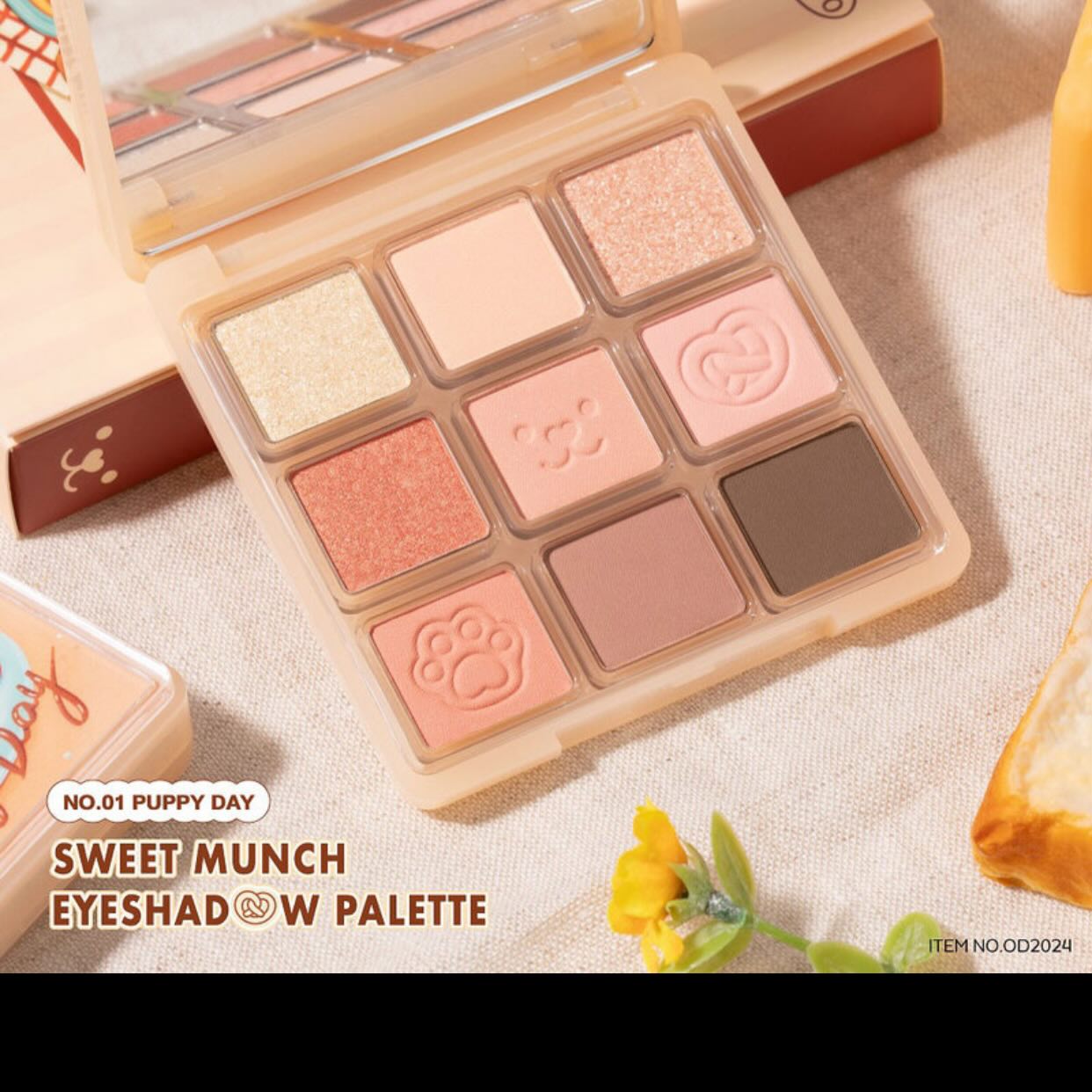 Bảng Phấn Mắt 9 Ô Odbo Kitten Day & Puppy Day Eyeshadow Palette