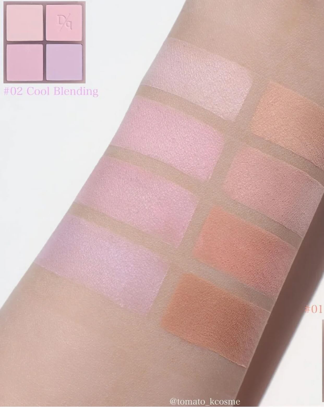Má hồng Dasique Blending Mood Cheek - 02 Cool Blending
