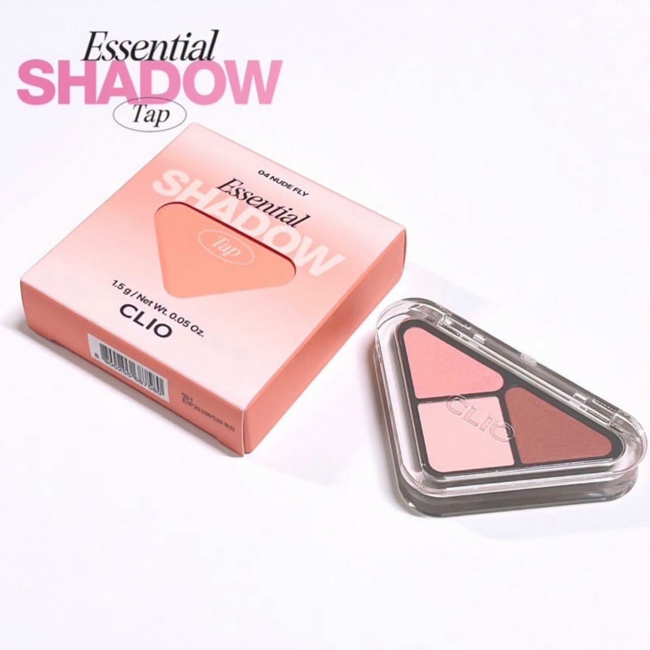 Phấn mắt 3 màu Clio Essential Shadow - 04 Nude Fly