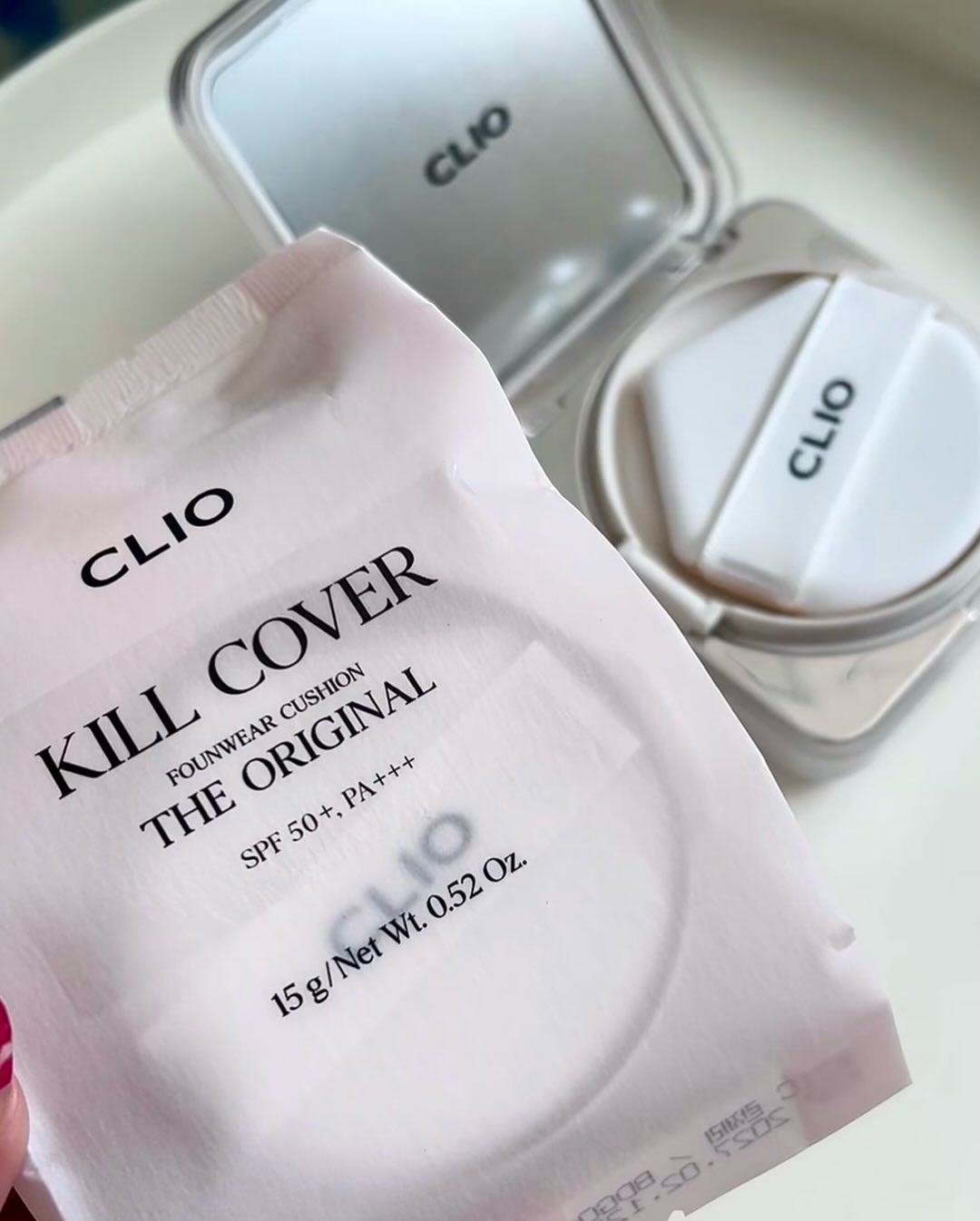 NEW VERSION 2025 -  Set Phấn Nước Clio Kill Cover Founwear Cushion The Original ( hộp 15g + refill 15g)